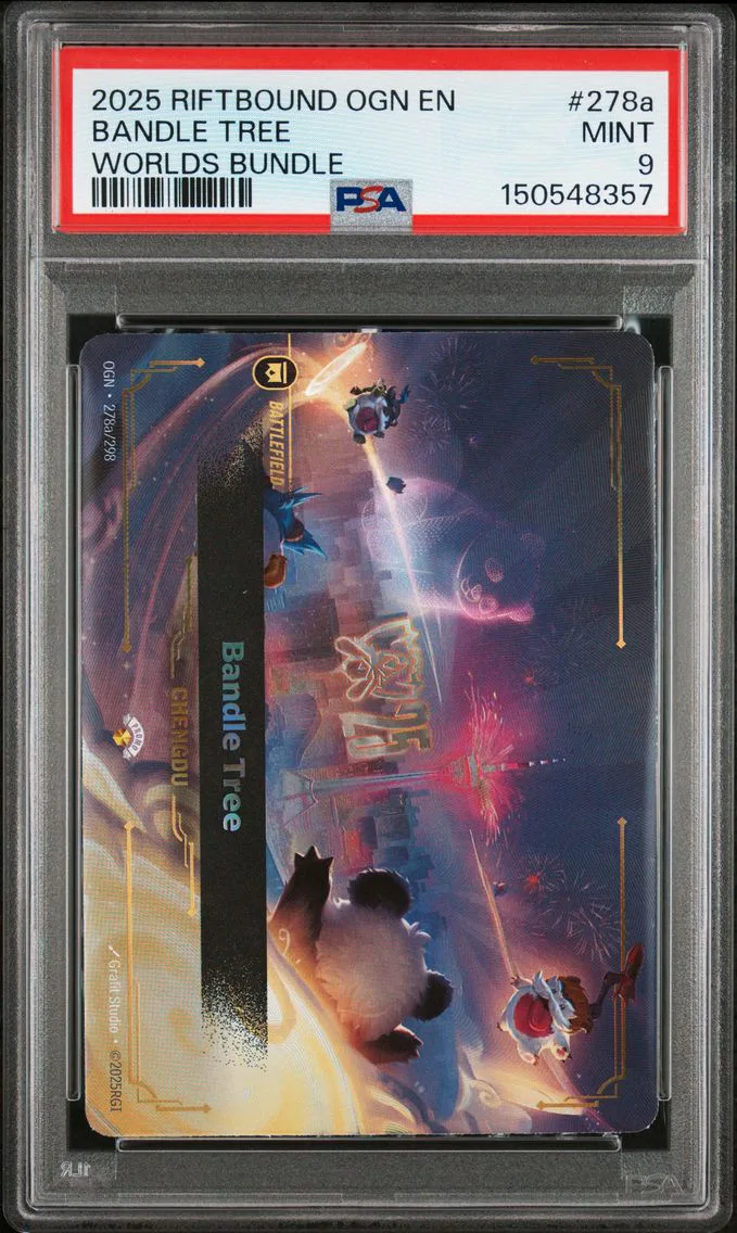 2025 #278a Bandle Tree PSA 9 Riftbound: League of Legends Ogn-Origins