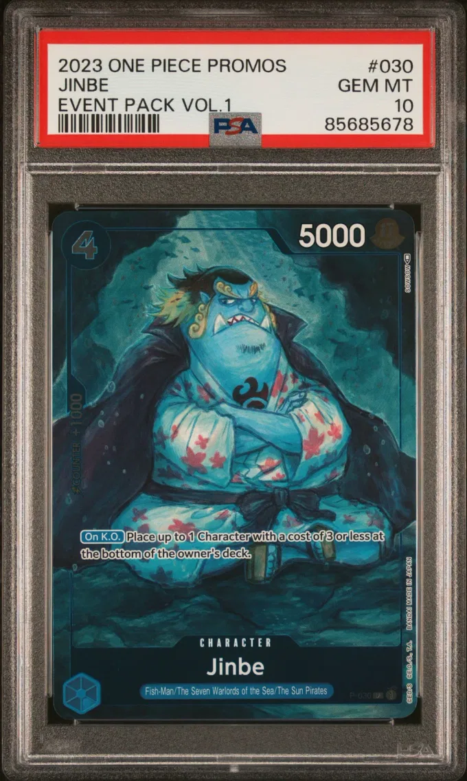 2023 #030 Jinbe PSA 10 One Piece Promos