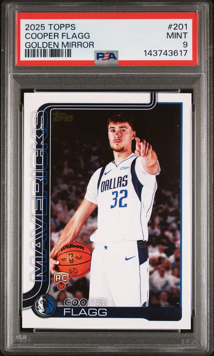 2025 #201 Cooper Flagg PSA 9 Top