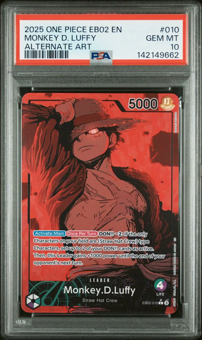 2025 #010 Monkey D. Luffy PSA 10