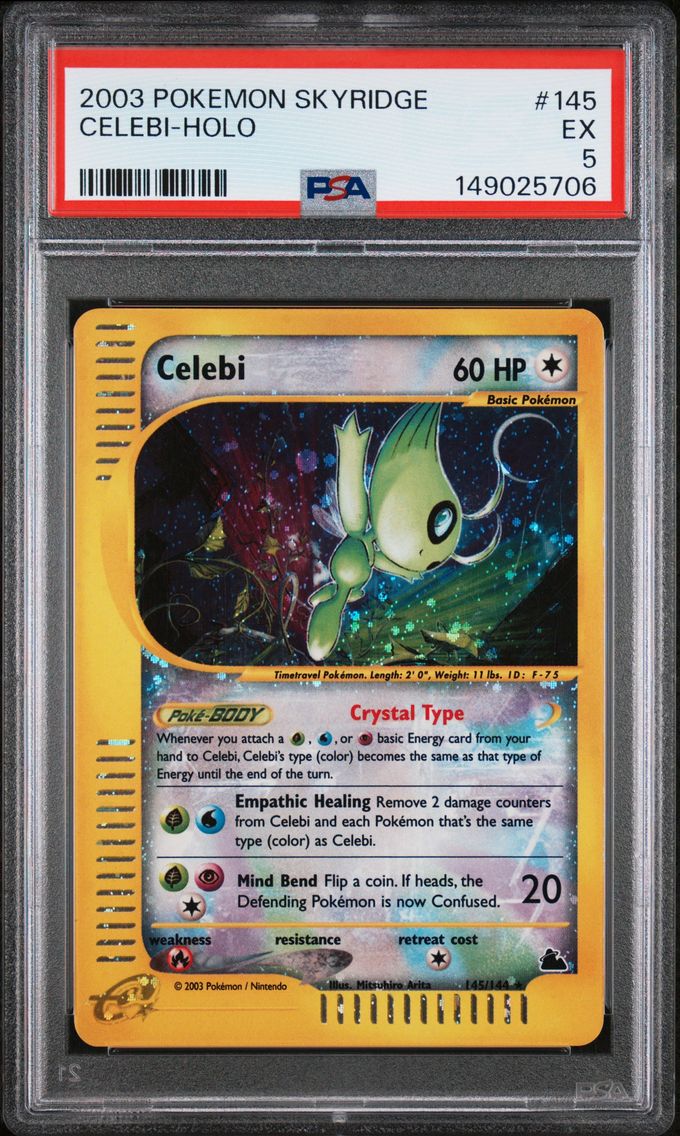 2003 #145 Celebi-Holo PSA 5 Skyr