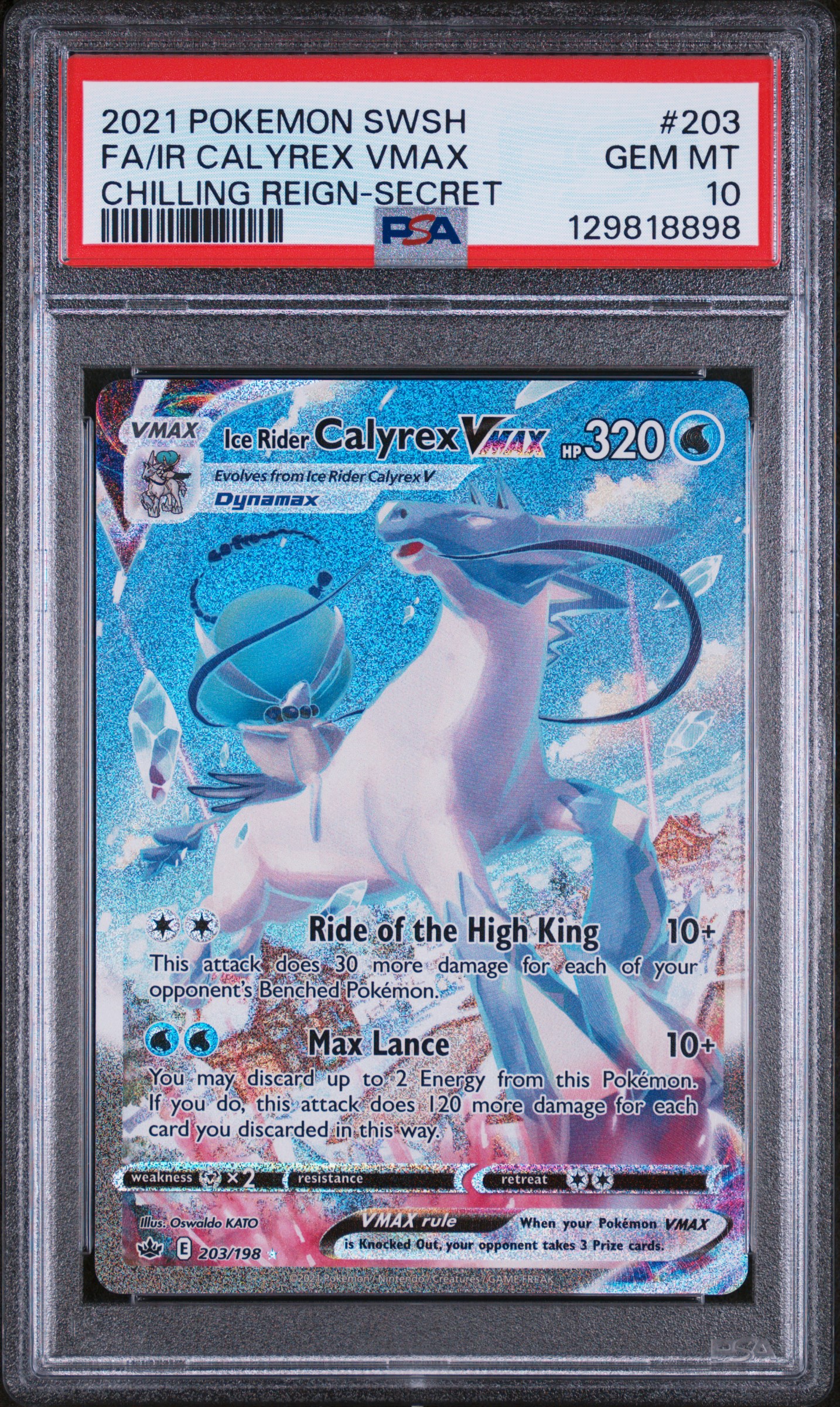 Full Art/Ice Rider Calyrex Vmax