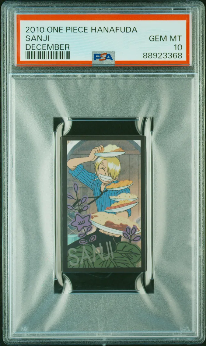 2010 #NA Sanji PSA 10 One Piece Hanafuda
