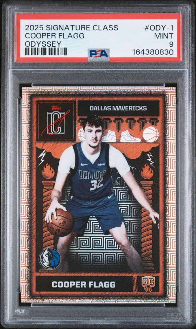 2025 #ODY-1 Cooper Flagg PSA 9 Topps Signature Class Odyssey