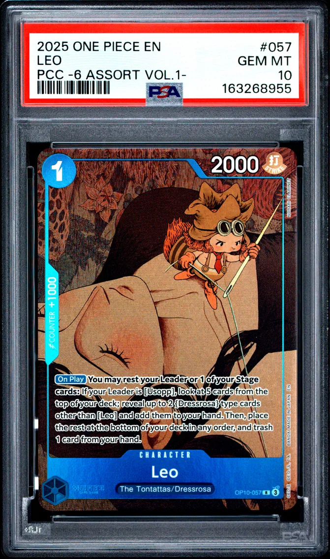 2025 #057 Leo PSA 10 One Piece Premium Card Collection -6 Assort Vol.1-