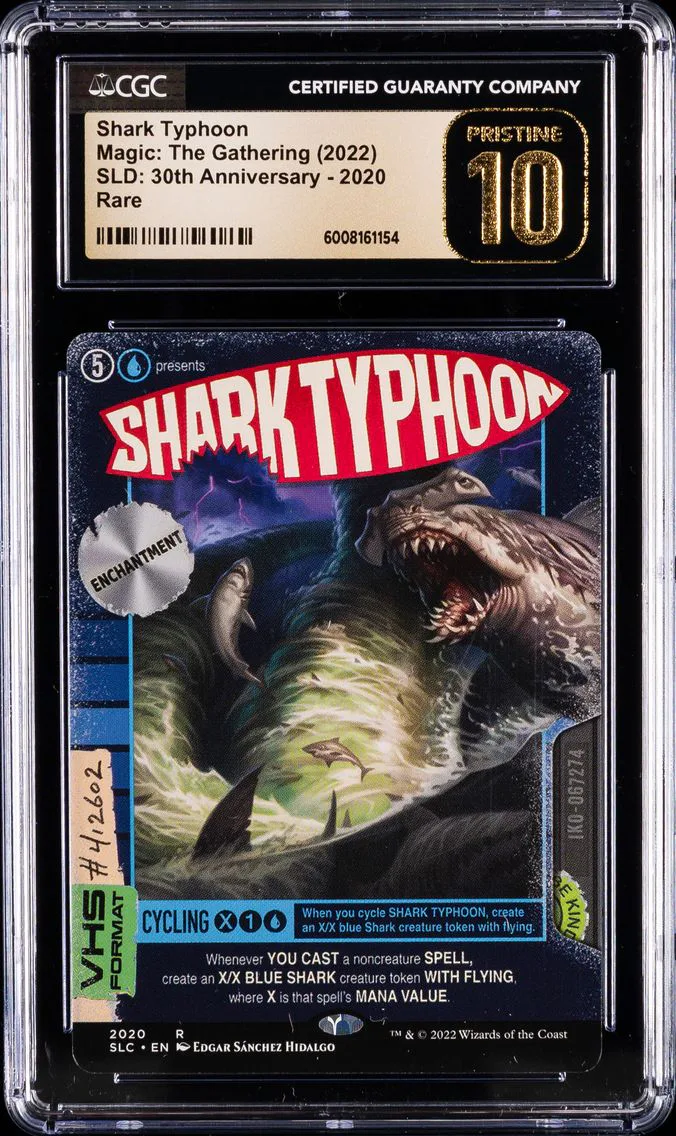 2022 #2020 Shark Typhoon 2022 - SLD: 30th Anniversary CGC 10 Pristine MAGIC THE GATHERING