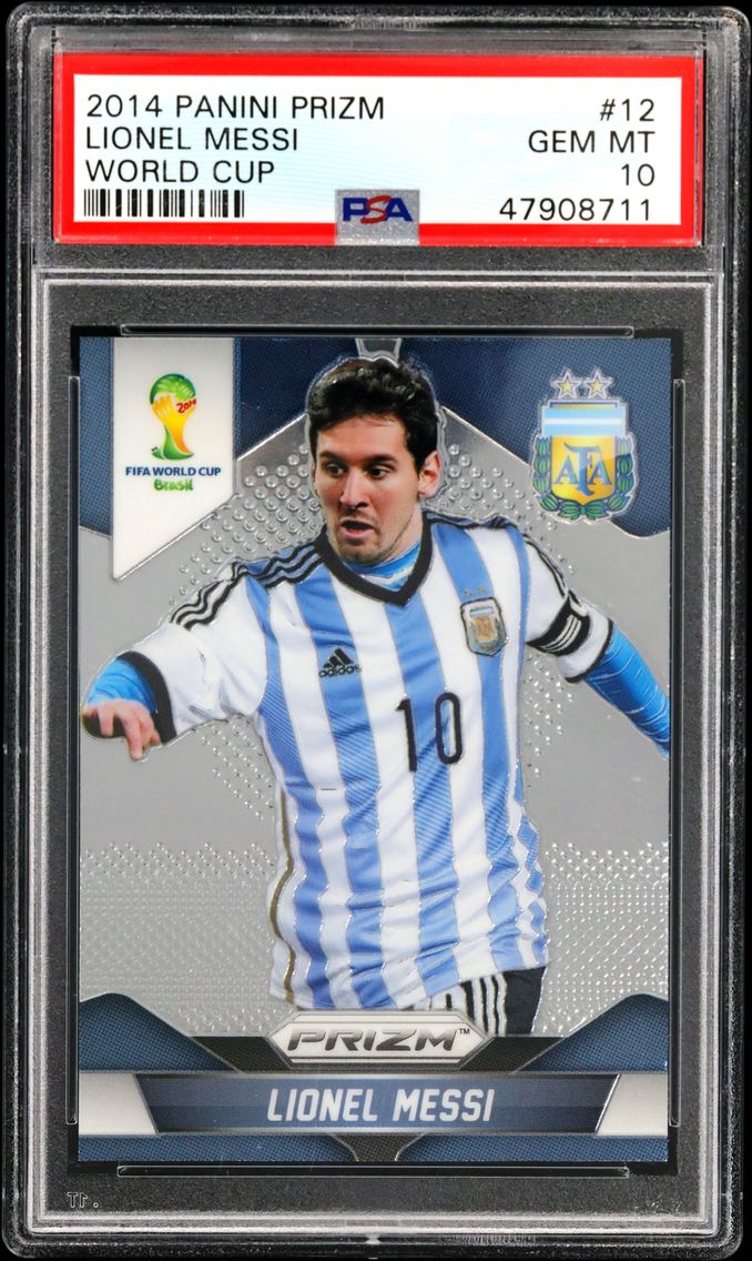2014 #12 Lionel Messi PSA 10 Pan