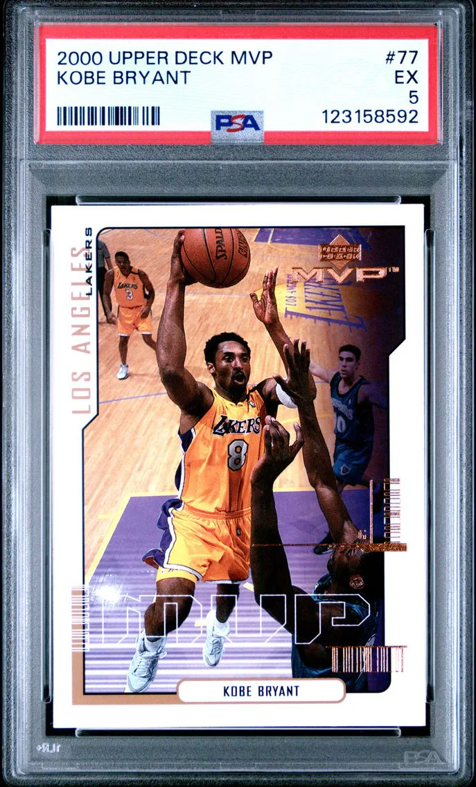 2000 #77 Kobe Bryant PSA 5 Upper Deck MVP