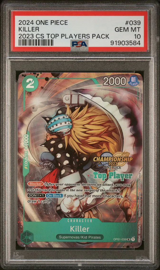 2024 #039 Killer PSA 10 One Piec