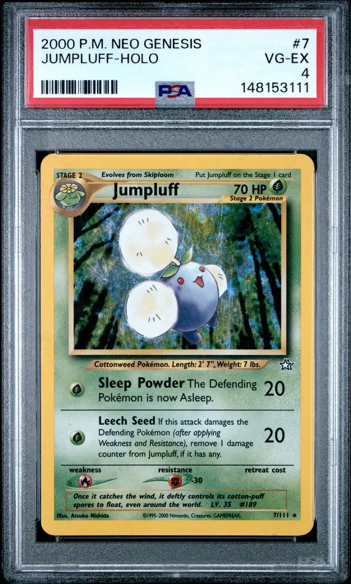2000 #7 Jumpluff-Holo PSA 4 Neo Genesis