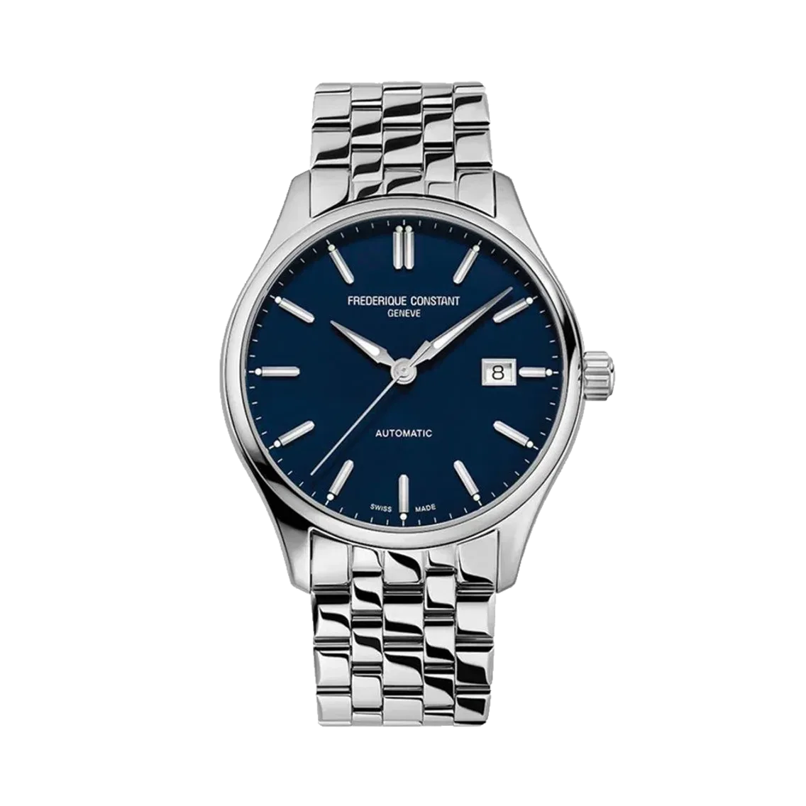 Frederique Constant Classics Index Automatic 40mm - Blue on Bracelet
