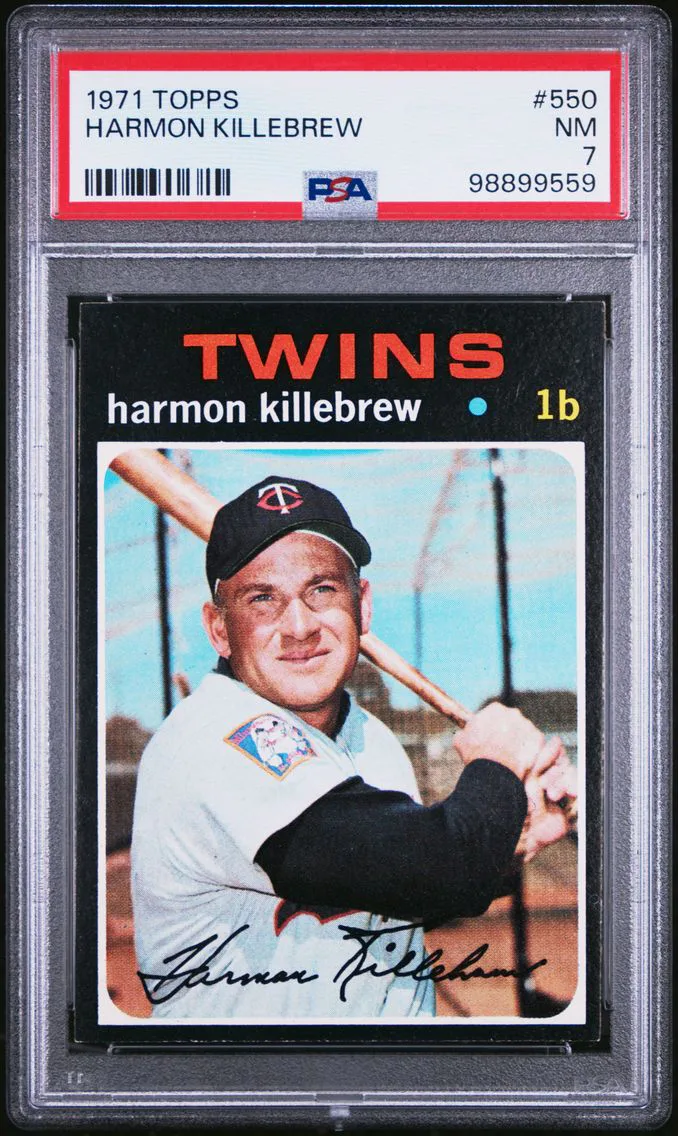 1971 #550 Harmon Killebrew PSA 7 Topps