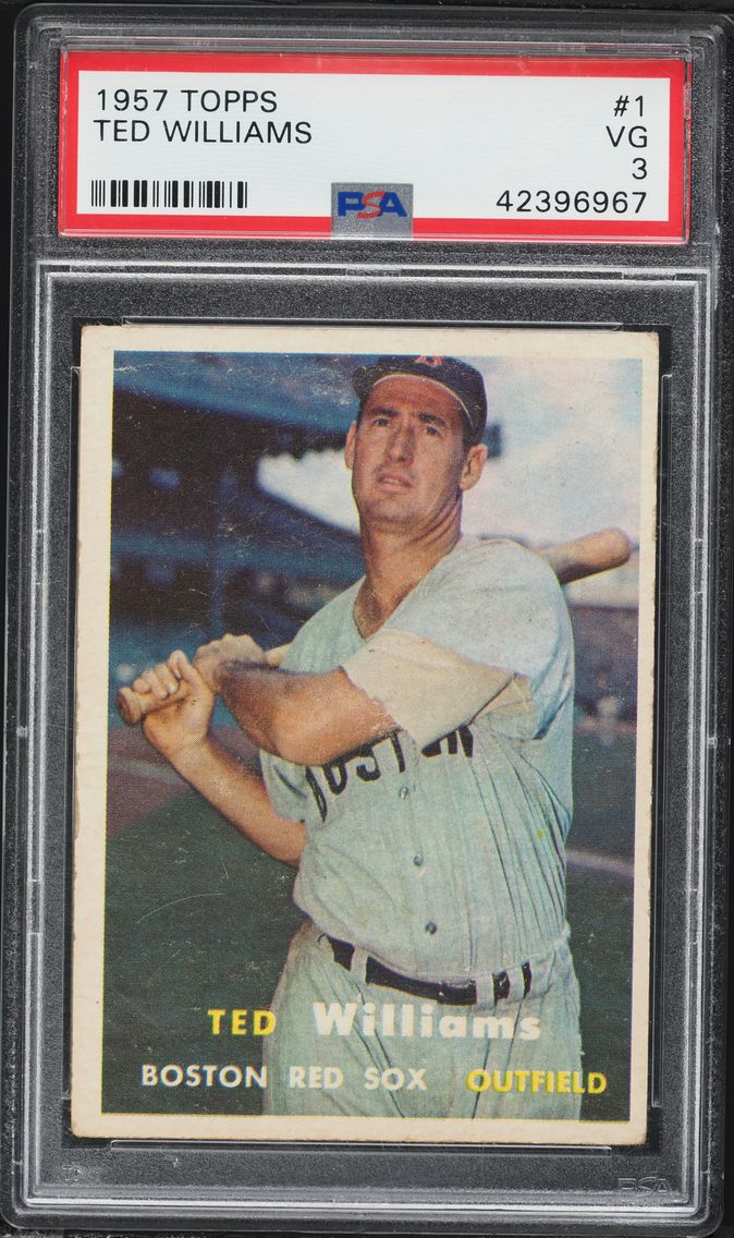 1957 #1 Ted Williams PSA 3 Topps