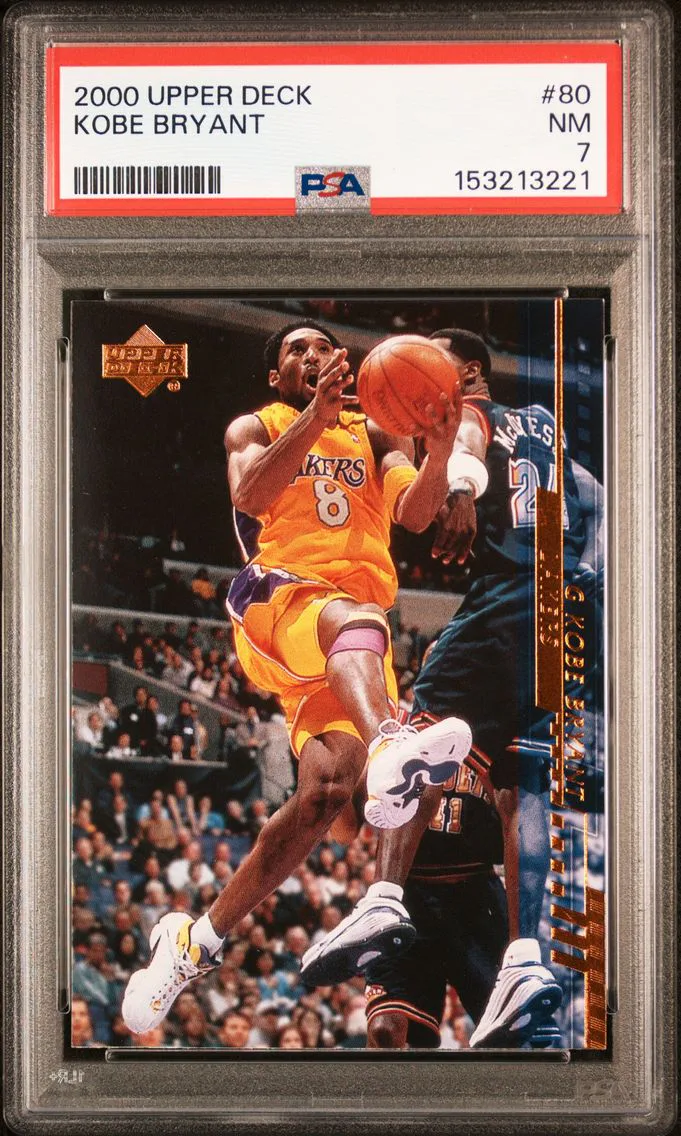 2000 #80 Kobe Bryant PSA 7 Upper Deck
