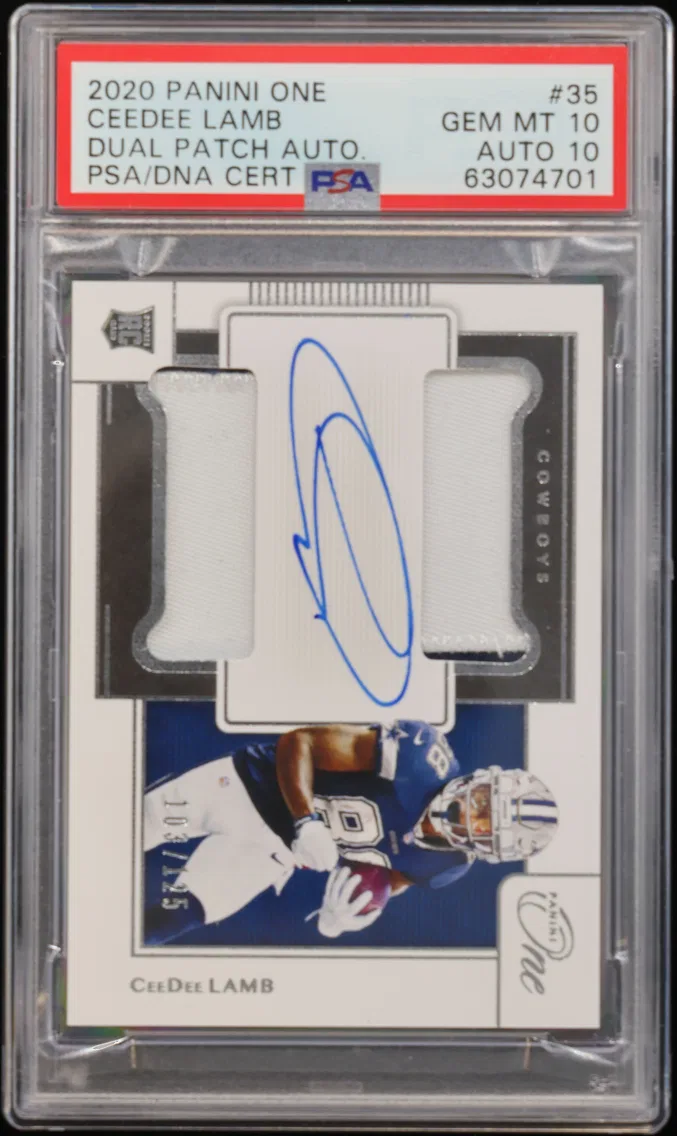 2020 #35 Ceedee Lamb PSA 10 Pani