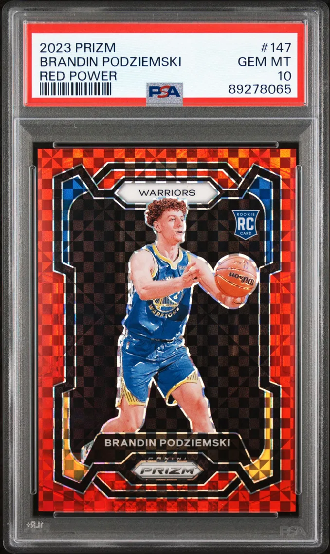 2023 #147 Brandin Podziemski PSA 10 Panini Prizm