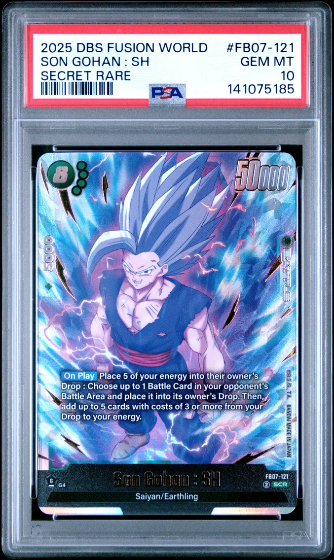 2025 #FB07-121 Son Gohan : SH PSA 10 Dragon Ball Super Card Game Fusion World Wish for Shenron