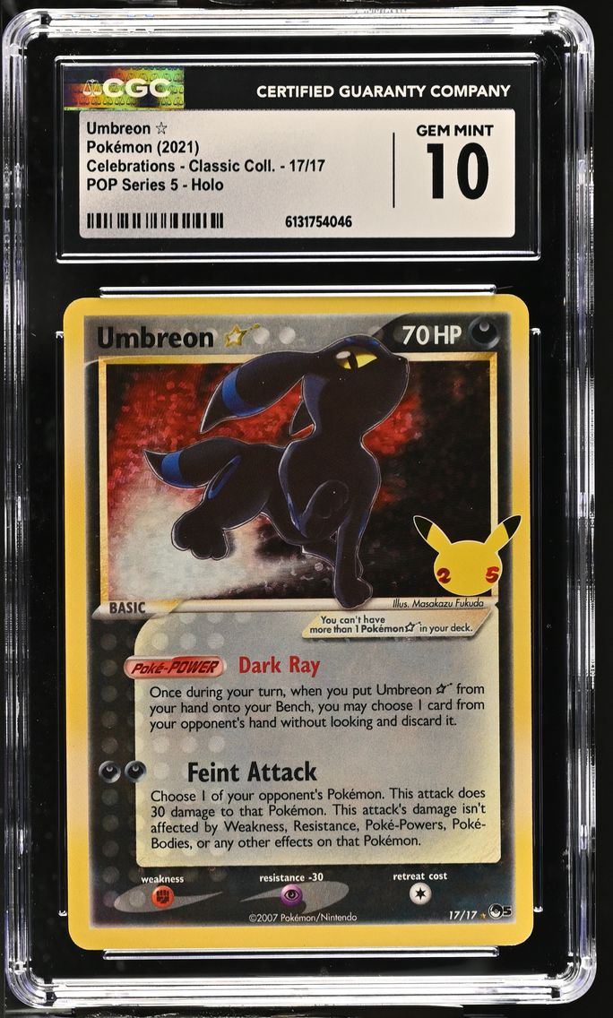 2021 #17 Umbreon �?? CGC 10 Celebrations - Classic Collection - English