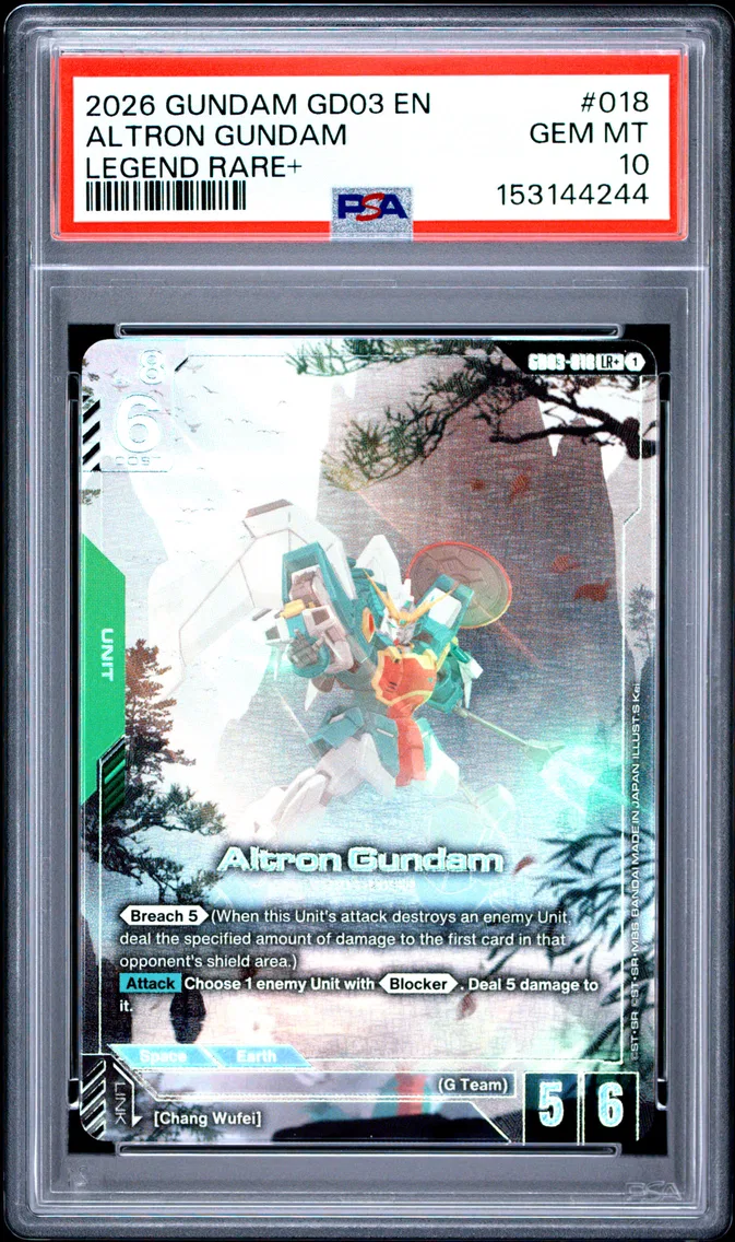 2026 #018 Altron Gundam PSA 10 Gundam GD03-Steel Requiem
