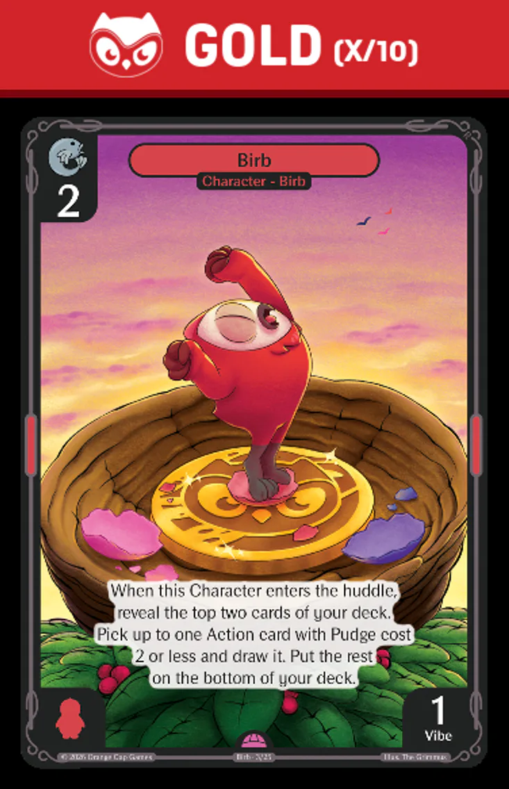 2026 Birb Vibes TCG Promo #3 - Gold