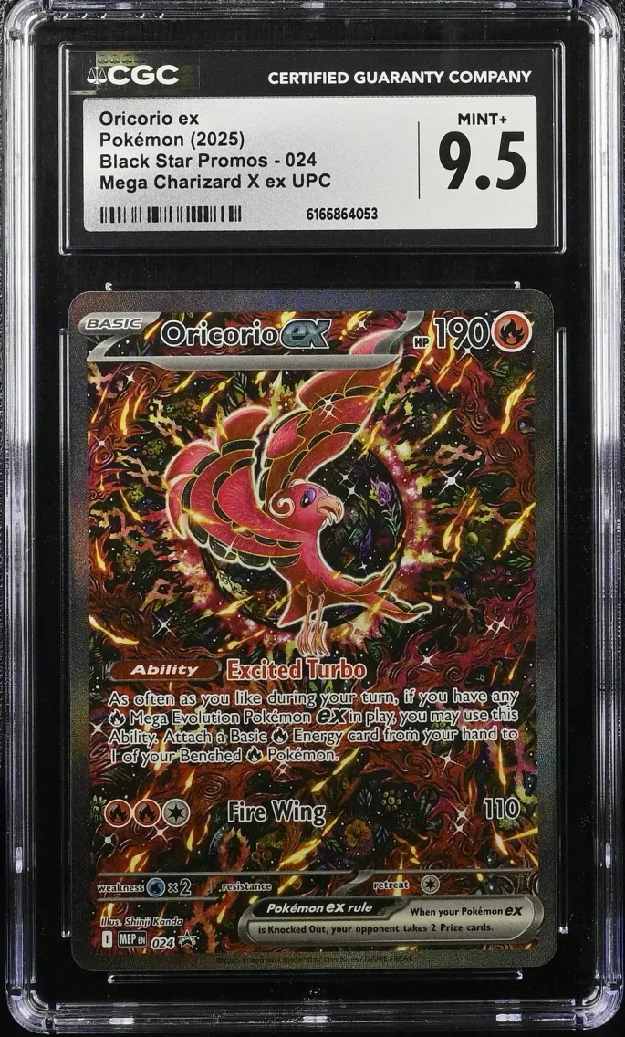 2025 #024 Oricorio ex CGC 9.5 Black Star Promos - Mega Evolution MEP EN - English