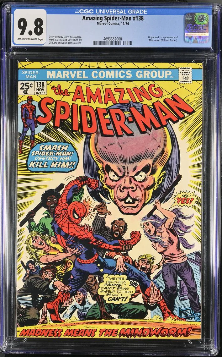 1974 #NA 1974 Amazing Spider-Man #138 CGC 9.8 Marvel Comics CGC 9.8
