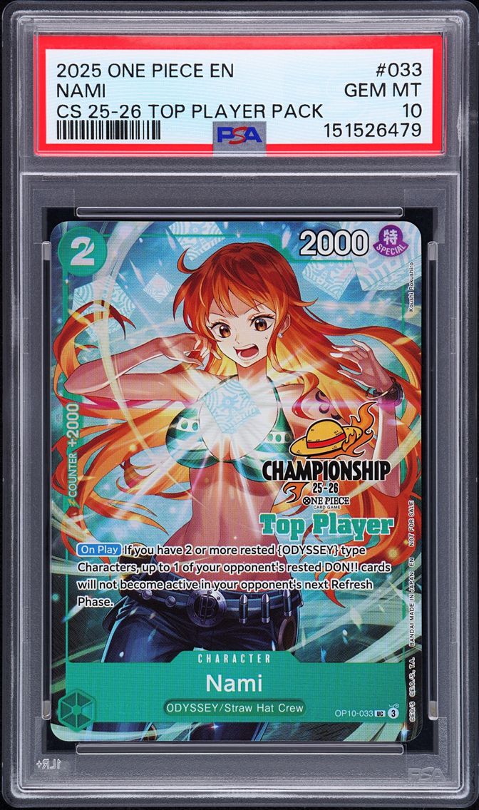 2025 #033 Nami PSA 10 One Piece 