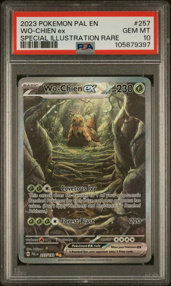 2023 #257 WO-Chien EX PSA 10 Pal EN-Paldea Evolved Pokemon