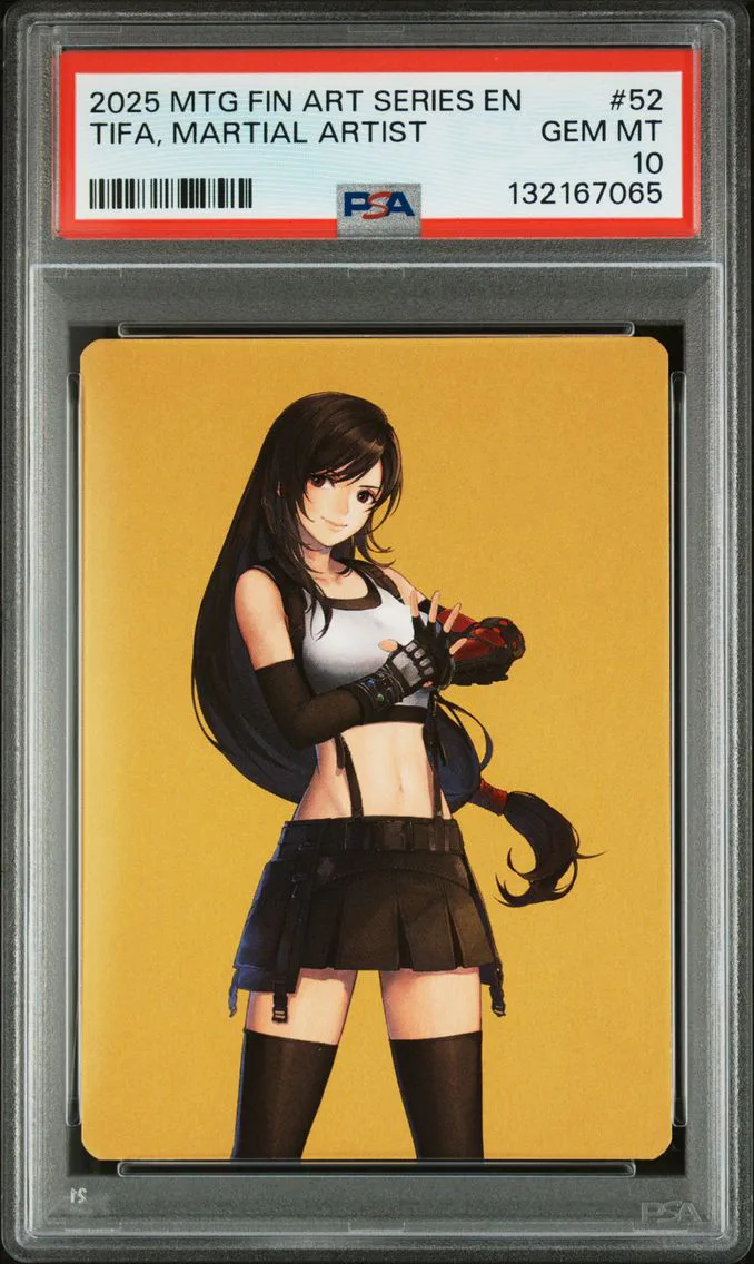 2025 #52 Tifa, Martial Artist PSA 10 Final Fantasy Art Series