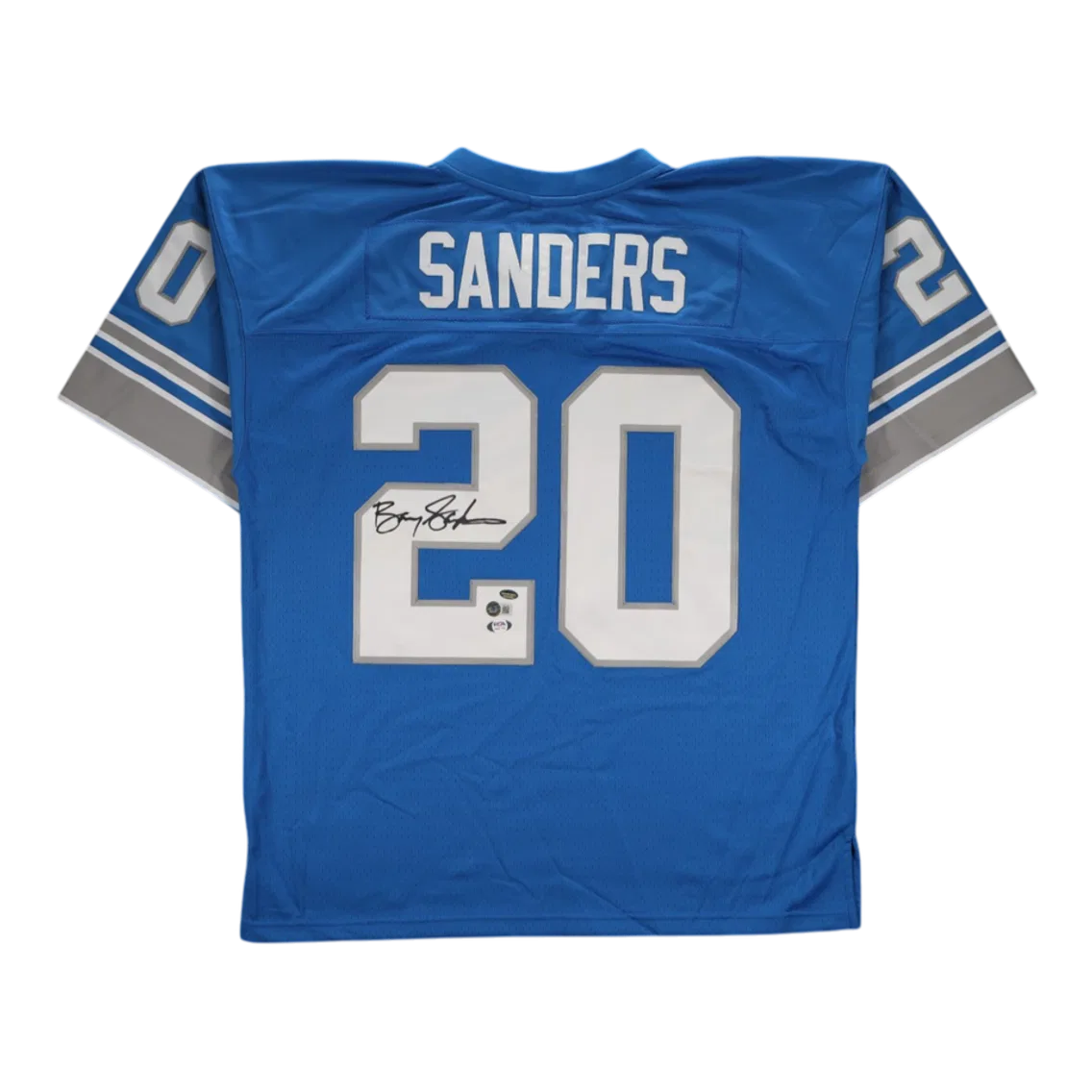 #NA Barry Sanders Signed Autographed Detroit Lions Jersey - PSA AUTH, LOA