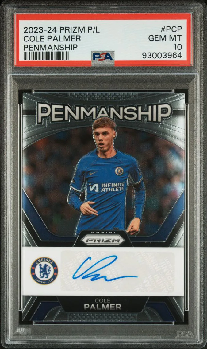 2023 #PCP Cole Palmer PSA 10 Panini Prizm Premier League Penmanship
