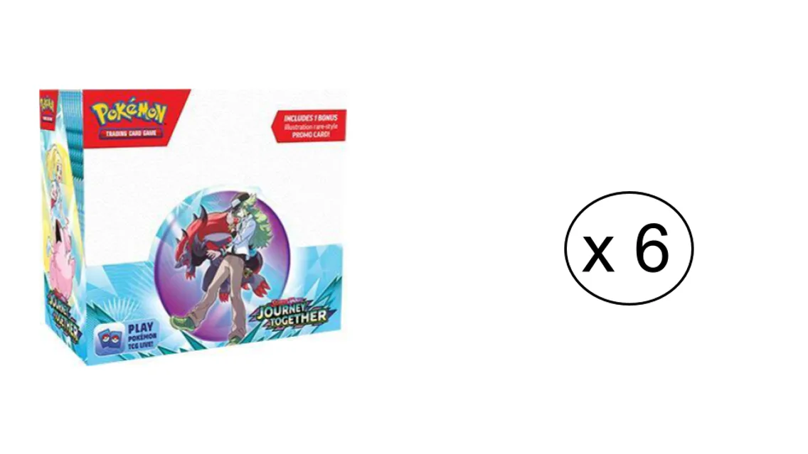 SV09 Journey Together Enhanced Booster Box Case (6 BB)