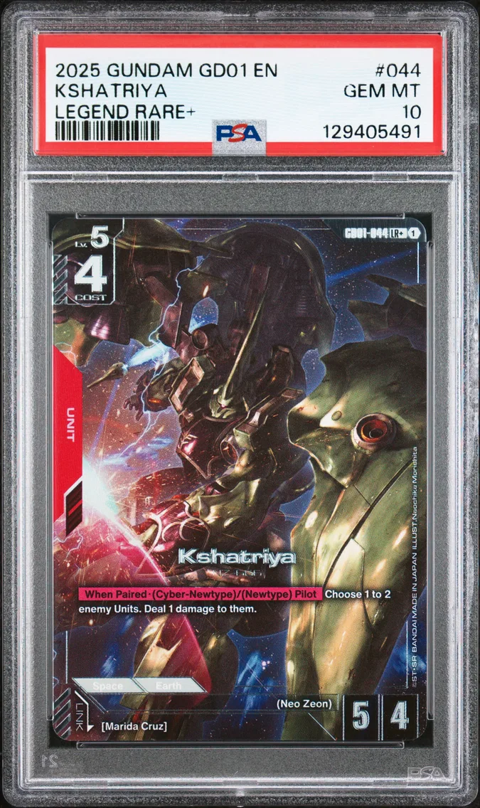 2025 #044 Kshatriya PSA 10 Gundam Newtype Rising