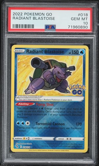 Radiant Blastoise #18