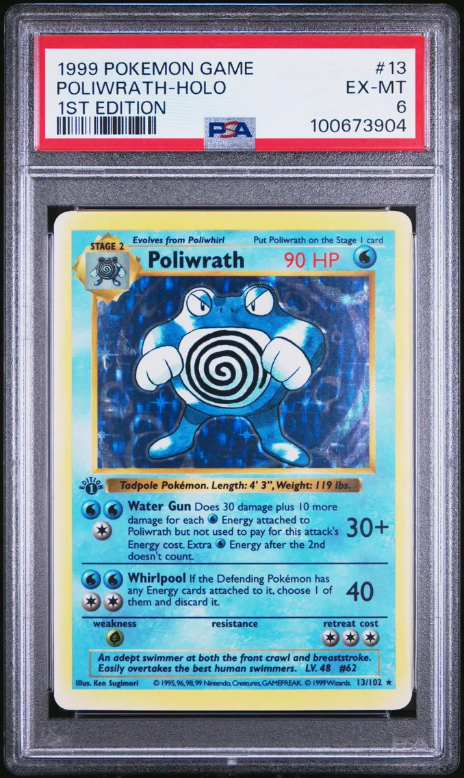 1999 #13 Poliwrath-Holo 1st Edit