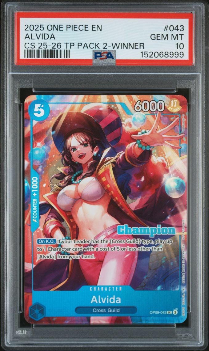 2025 #043 Alvida PSA 10 One Piec