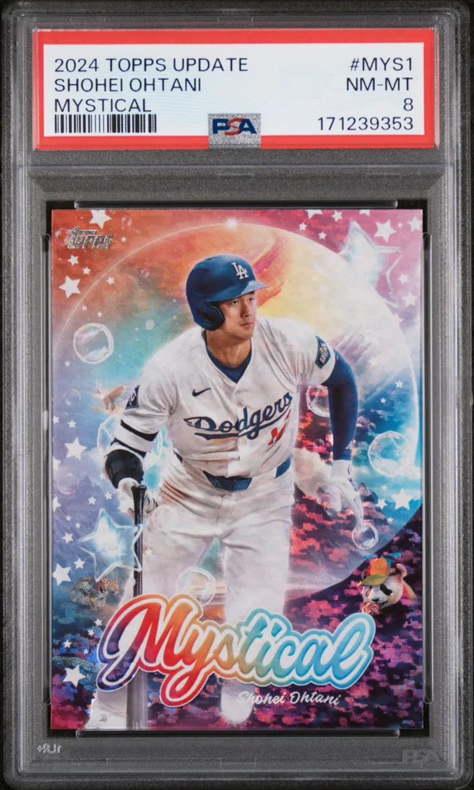 2024 #MYS1 Shohei Ohtani PSA 8 Topps Update Mystical