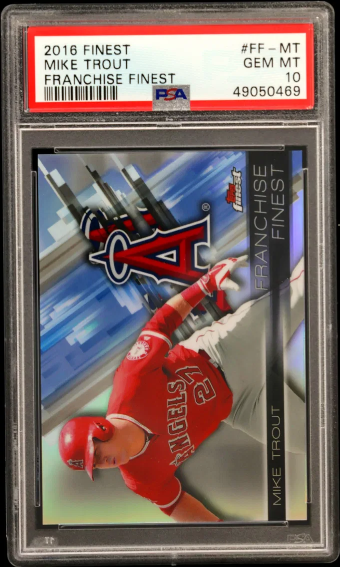 2016 #FF-MT Mike Trout PSA 10 Finest Franchise Finest