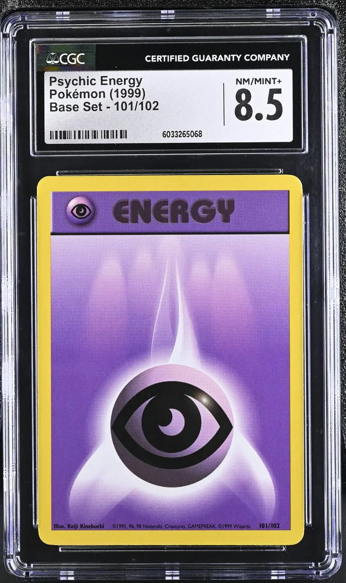1999 #101 Psychic Energy CGC 8.5 Base Set - Unlimited - English