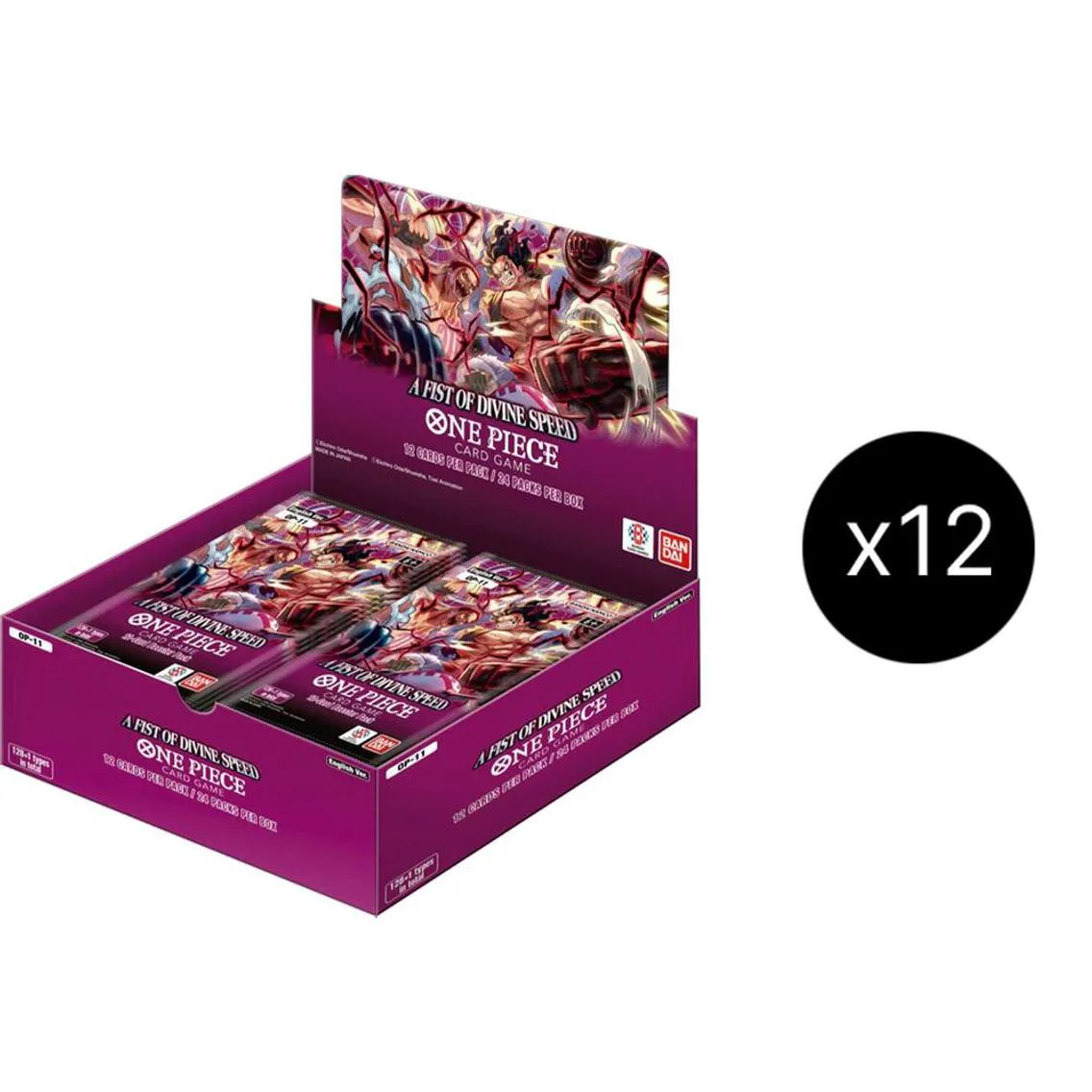 OP-11 A Fist of Divine Speed - Case (x12 Boxes)