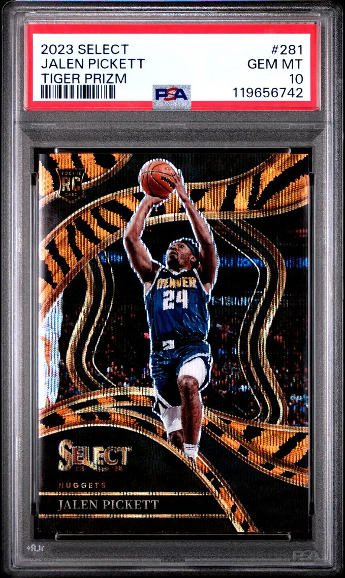 2023 #281 Jalen Pickett PSA 10 Panini Select