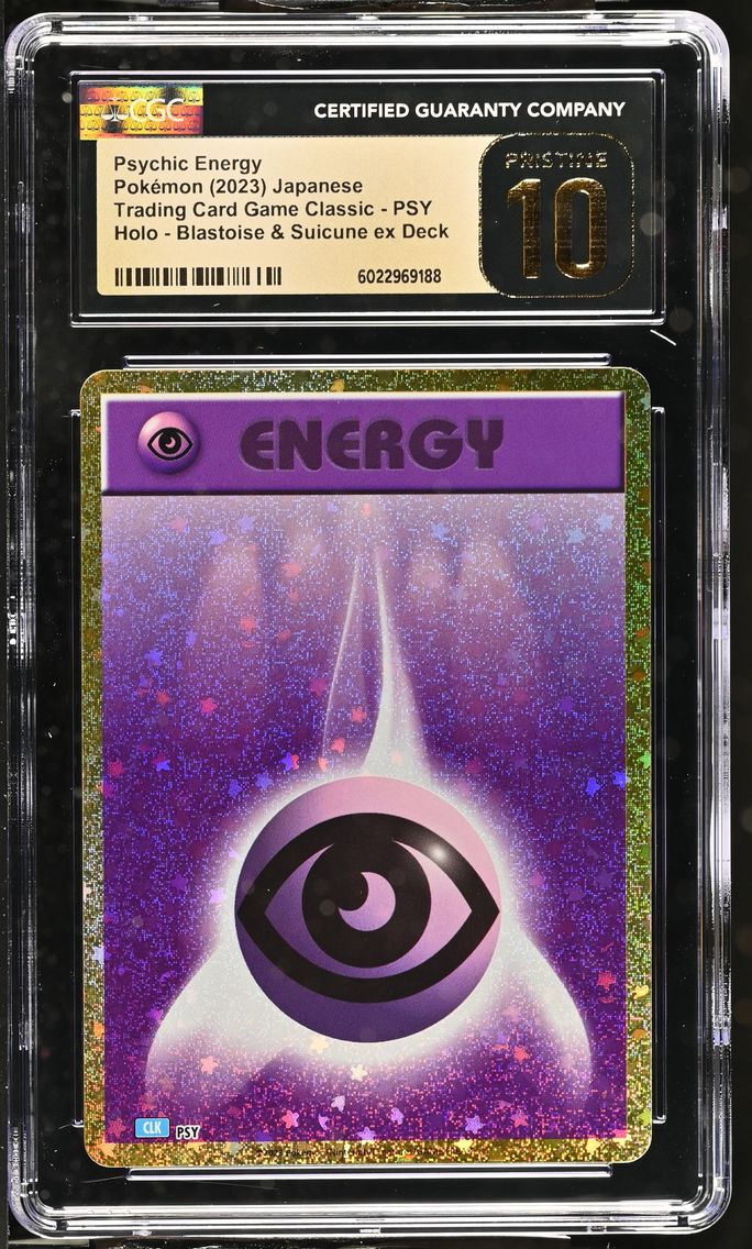 2023 #PSY Psychic Energy CGC 10 Pristine Trading Card Game Classic - CLF, CLL, CLK - Japanese