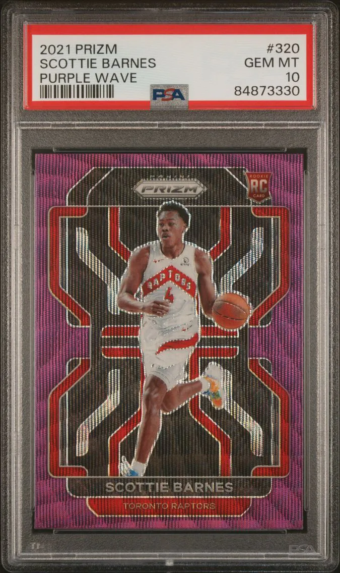 2021 #320 Scottie Barnes PSA 10 Panini Prizm