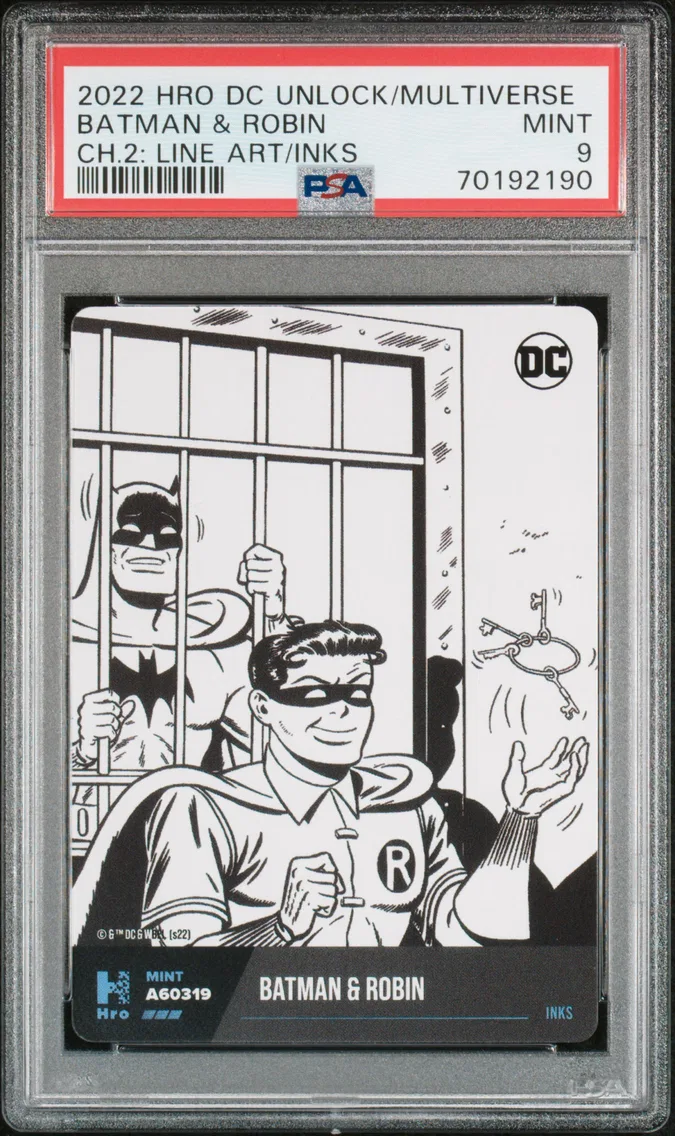 2022 #NA Batman & Robin PSA 9 Hro DC Unlock the Multiverse Chapter 2