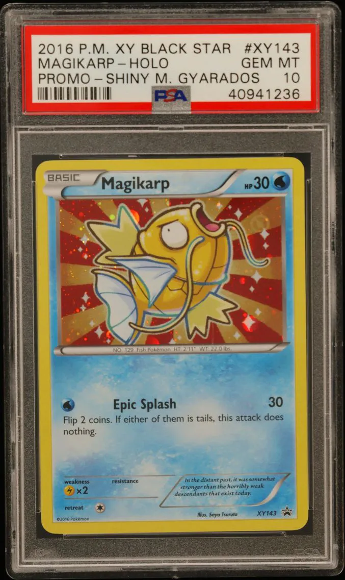2016 #XY143 Magikarp-Holo PSA 10