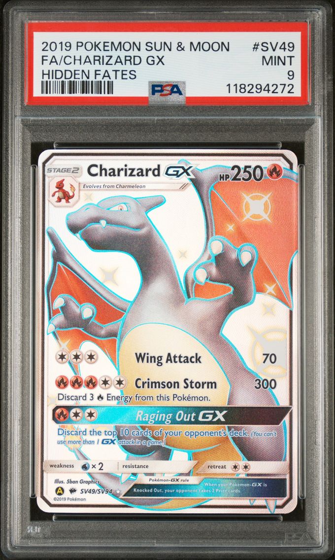 2019 #SV49 Full Art/Charizard GX