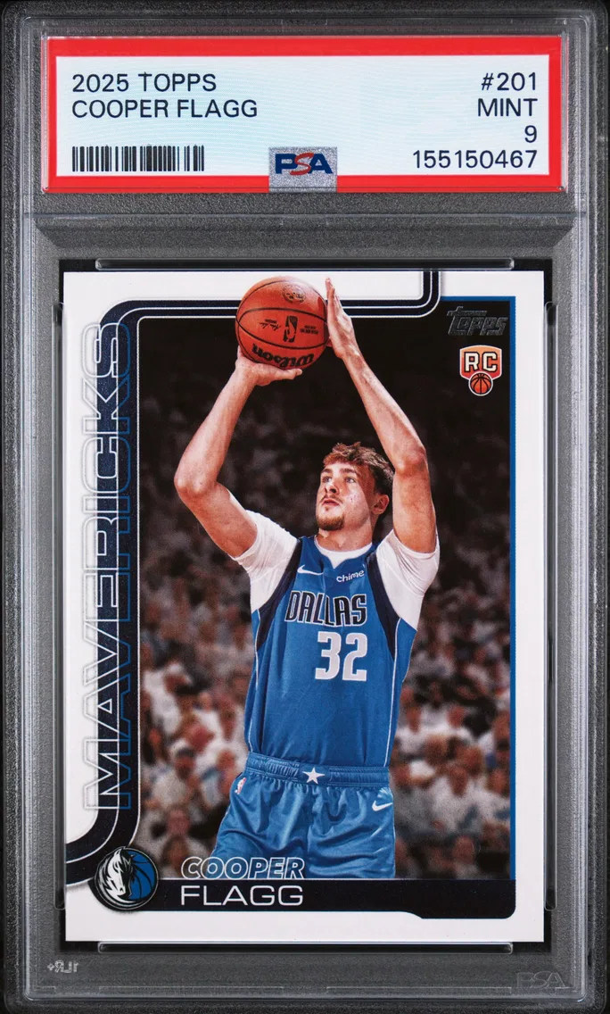 2025 #201 Cooper Flagg PSA 9 Topps
