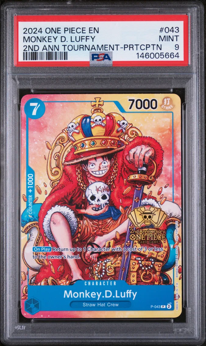 2024 #043 Monkey D. Luffy PSA 9 One Piece Promos