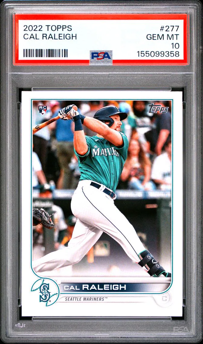 2022 #277 Cal Raleigh PSA 10 Topps
