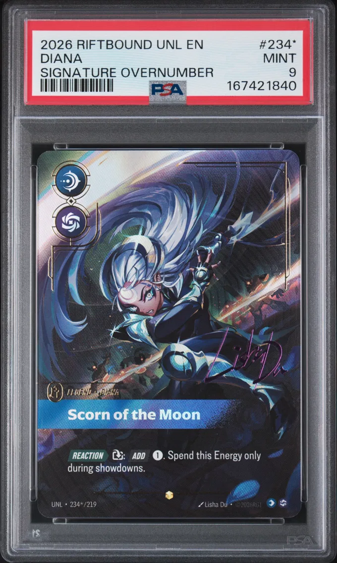 2026 #234* Diana - Scorn of the Moon PSA 9 Riftbound: League of Legends Unl-Unleashed